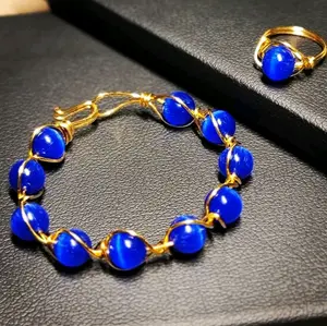 Royal Blue Bracelet and Ring set