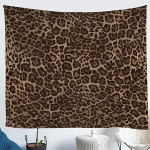 Leopard print    Suitable for bedroom and living room, suitable for boys tapestry decoration, college dormitory or living room home decoration, family party, wall tapestry hanging gift