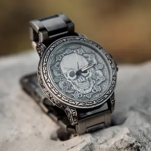 Skullistic 3D Carved Skull Watch