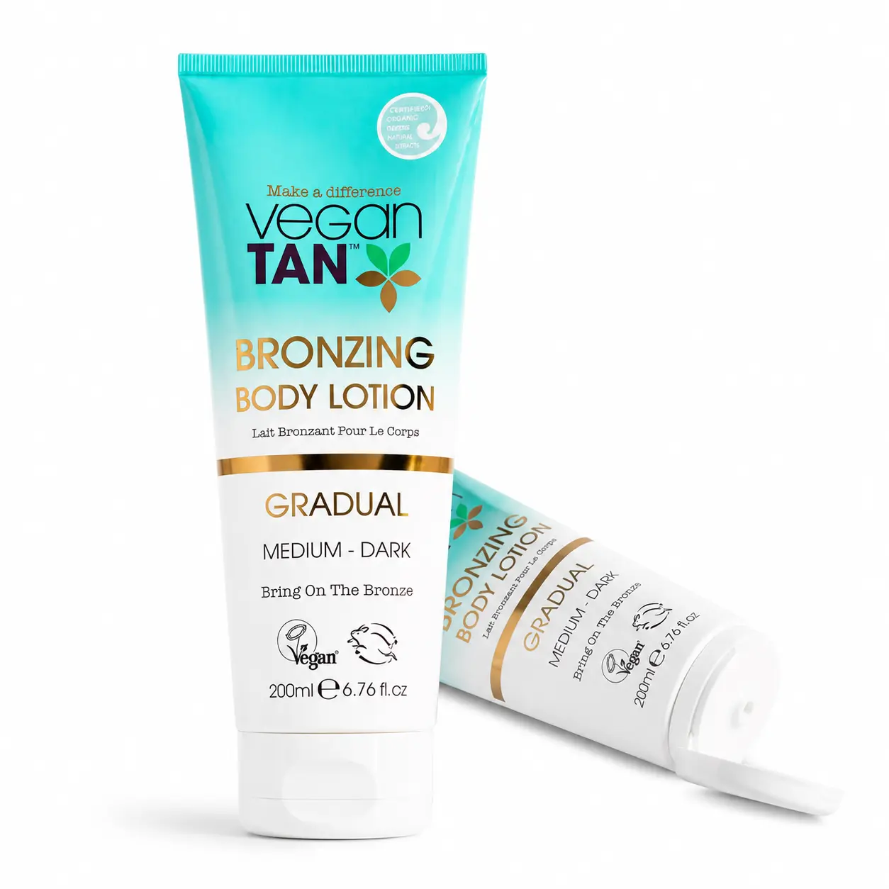 【VeganTan】Gradual Bronzing Body Lotion - Buildable Medium-Dark Glow, 200ml