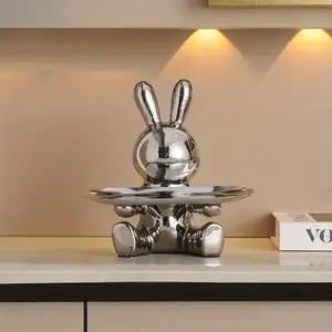 Design Key Storage Ornament, 1 Count Ceramic Material Small Item Storage, Home Decor Living Room & Wine Cabinet Decoration