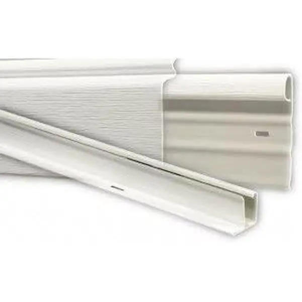 Mobile Home Vinyl Skirting White Upper & Lower Track Underpinning Trim Kit 10 Pack (58 Feet)