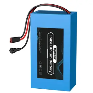 Bydrena 36V 16AH Rechargeable Lithium Battery 30A BMS 1500+ Cycles T-Plug Universal Power Pack for Electric Scooters Ebike Bicycles Motorcycle Tricycle