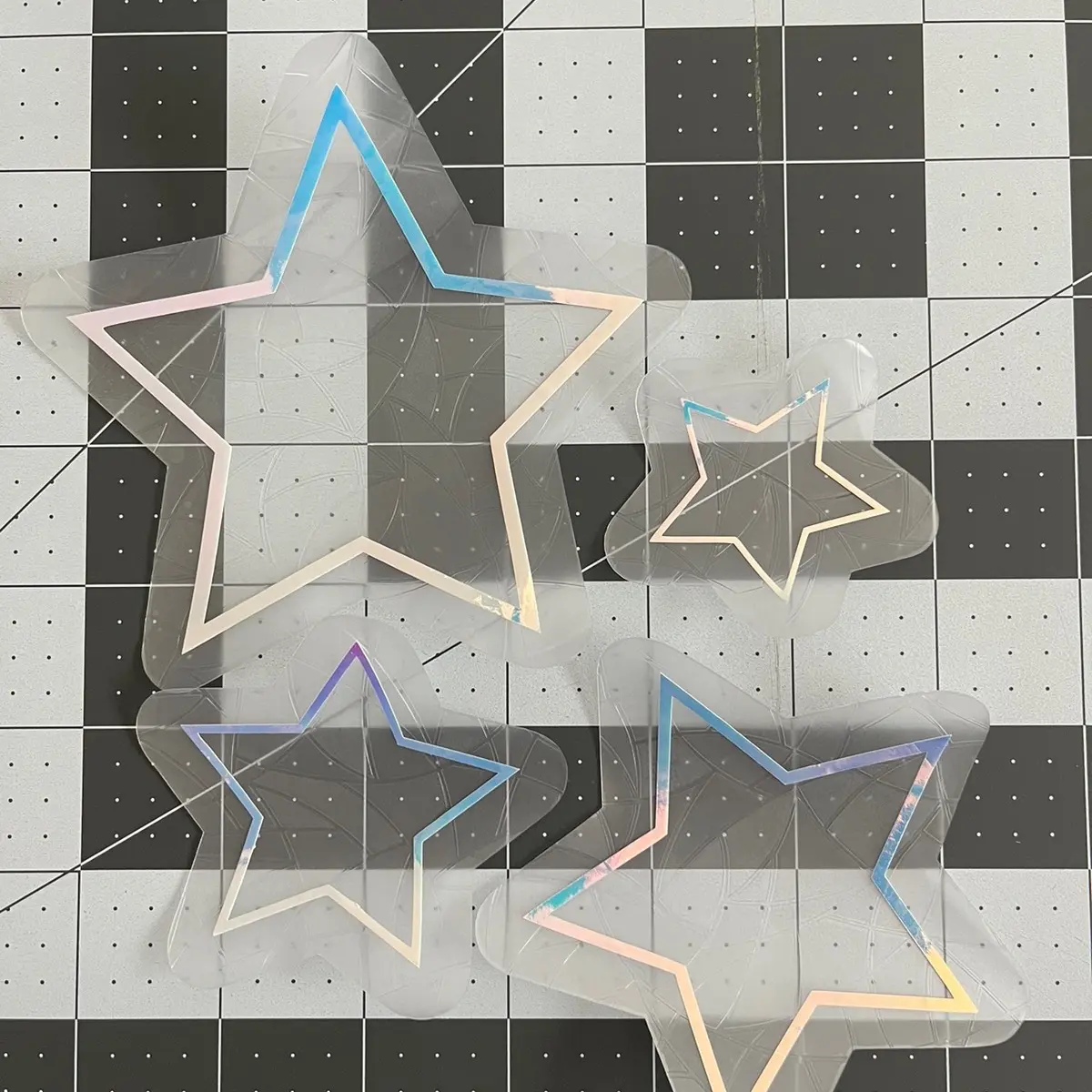 Glow in the dark stars - suncatchers Decor Hanging
