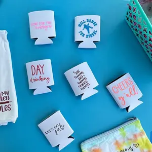 Decorative drink coozies