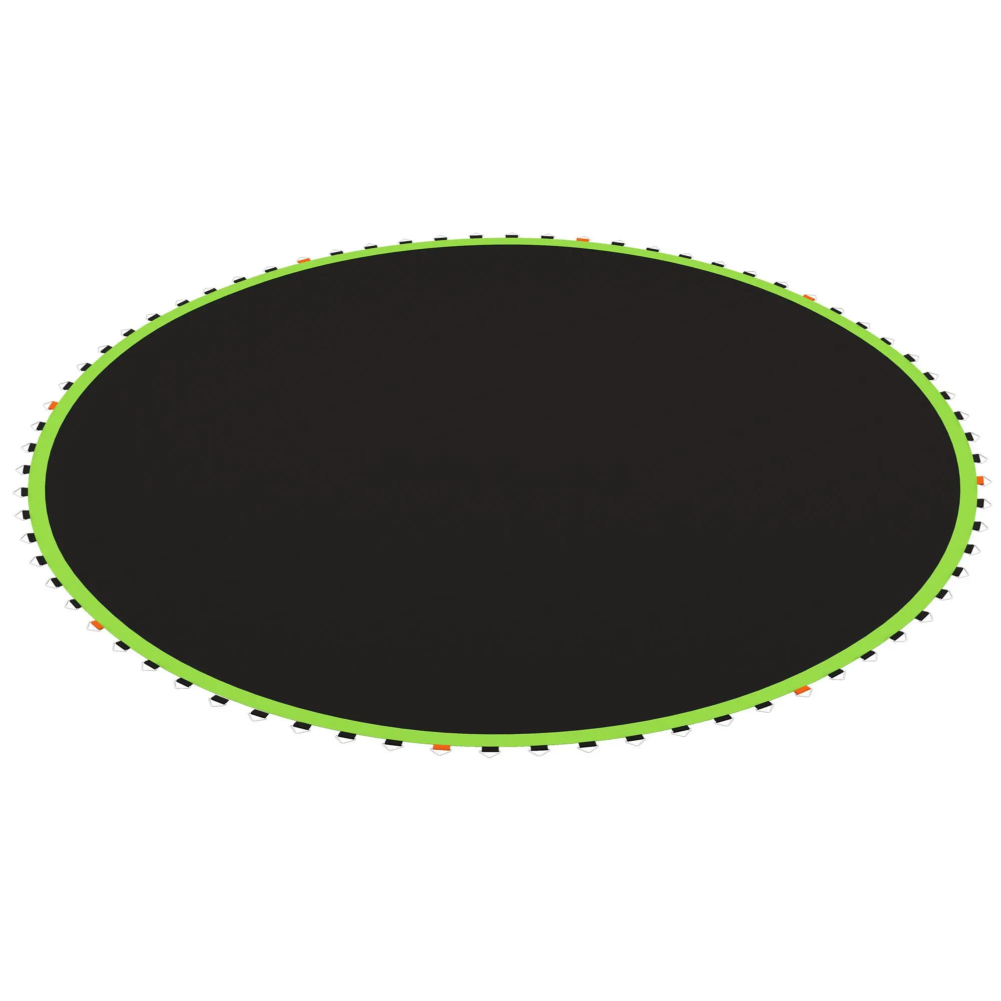 Green Trampoline Replacement Mat for 12' Trampolines, Compatible with 72 V-Hooks and 5.5" Springs (Springs & Frame Not Included)