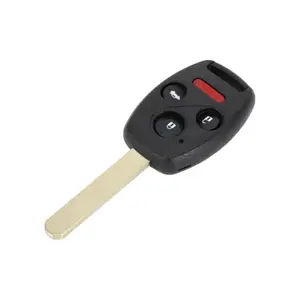 Key Shell Case Keyless Entry Remote Key Fob Replacement Case for Honda Accord 2003-2007 for Honda CR-V 2003-2007 4 Buttons OUCG8D-380H-A