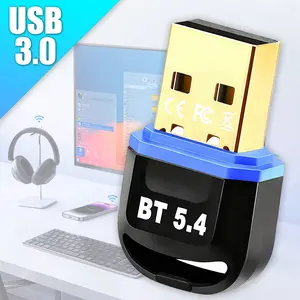 Bluetooth Adapter for PC ,USB 5.4 Adapter with 20m Range, EDR&BLE, Plug & Play for Windows 11/10/8.1, for Wireless Keyboard, Mouse, Headset, Laptop Accessories