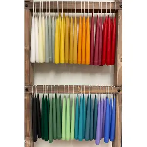 Tapered Hand Dipped Candles 9” Tapered Hand Dipped Candles 9”