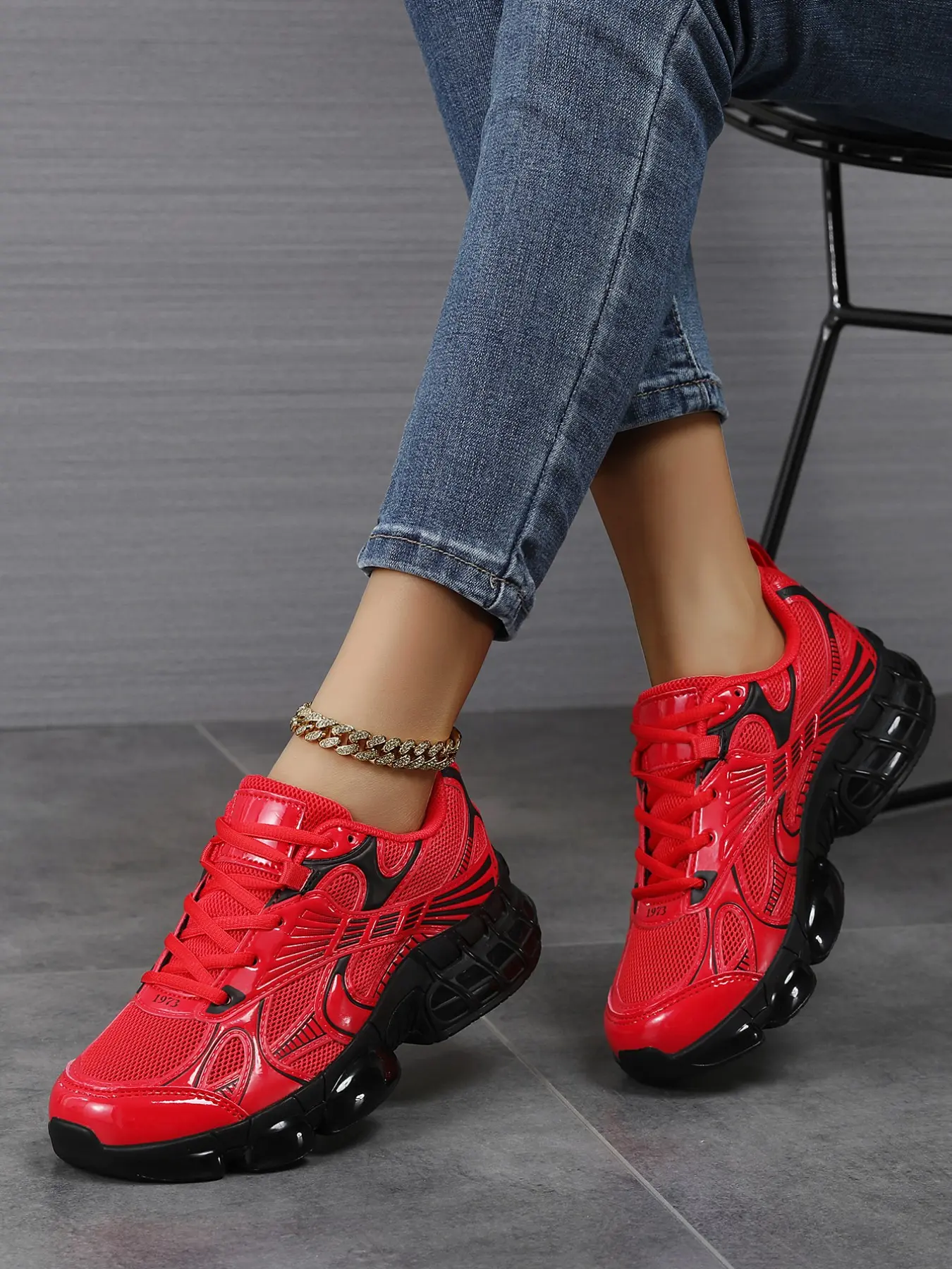 Women's Breathable Mesh Sneakers, Workout Sneakers, Casual Sport Shoes, Height-Boosting Shock-Absorbing Outdoor Running Shoes, Unisex Couple Sports Shoes, Athletic Running Shoes, Fashionable Running Shoes, Platform Running Shoes, Sporty Running Fashion