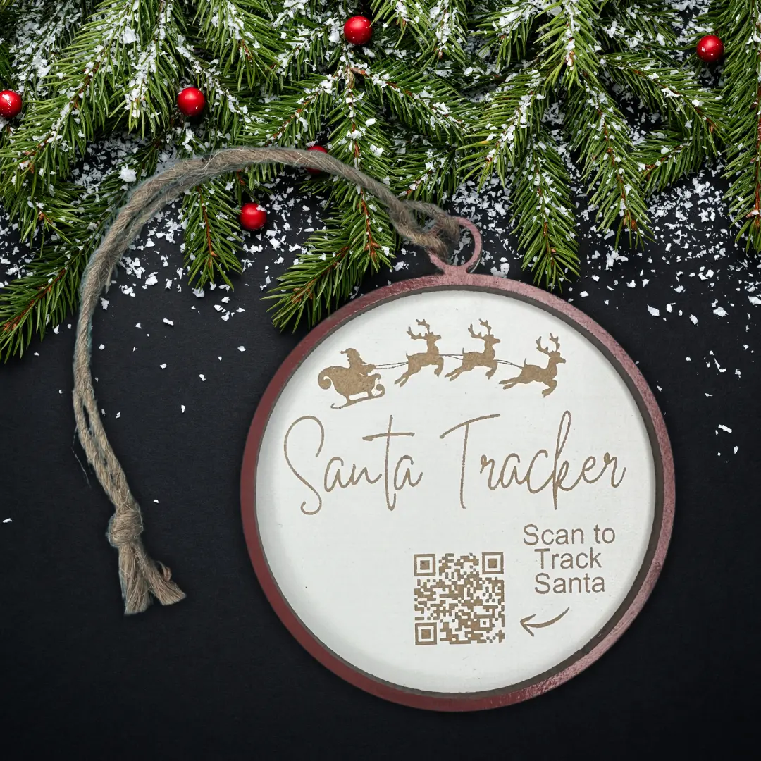 Santa Tracker Ornament | Christmas Ornament