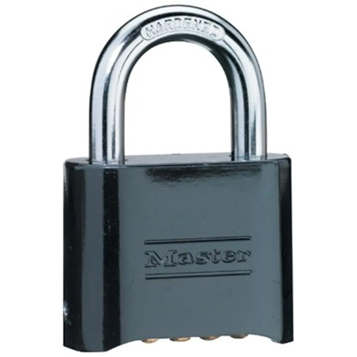 212 MAIN Diecast Resettable Padlock (Model 470-178BLK) - Diecast Shackle, Anti-Theft Lock, 4-Digit Custom Combo Code, Metal, Set of 6 for Automotive & Motorcycle Security