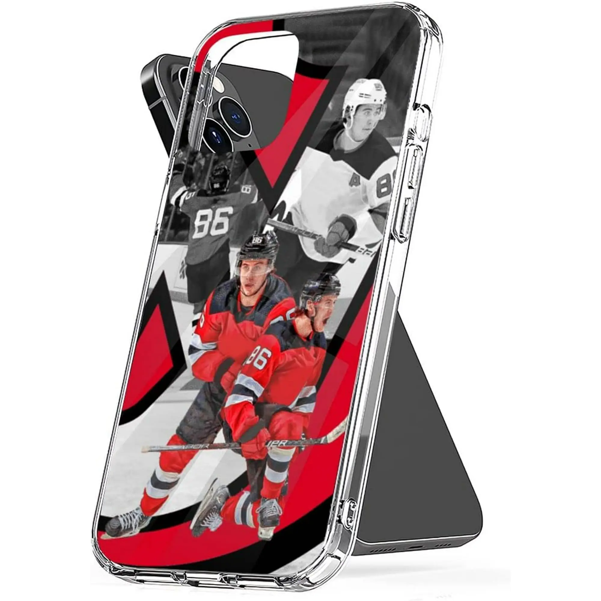 Phone Case Hughes Waterproof Jersey TPU Hockey Scratch Accessories Compatible with iPhone SE 7 8 X XR 11 12 13 14 15 16 Plus Mini Pro Max Samsung Galaxy Note S9 S10 S20 S21 Ultra Plus Protection Cellphone