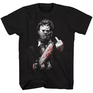 Texas Chainsaw Massacre Leatherface Middle Finger T-Shirt
