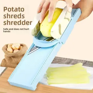 Vegetable cutting gadget, peeler, potato slicer, kitchenware, grater, shredder, slicing and shredding tool
