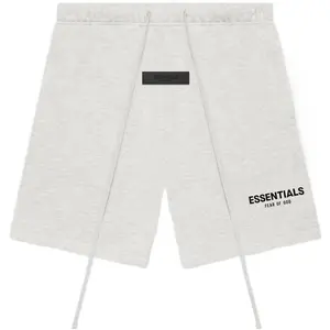 Fear of God Essentials SS22 Light Oatmeal Short - Versatile Everyday Wear with Neutral Tone for Stylish Comfort