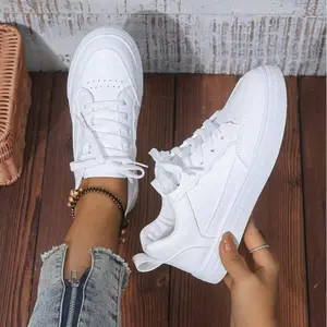 Classic White Low - Top Sneakers For Women