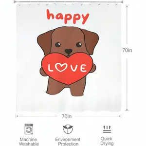 Cute Puppy Shower Curtain