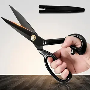 Tailor Scissors with Cutting Sleeves, Ergonomic Handle, Ideal for Fabric Leather Craft, Crafting Sewing Tools, Professional Shears, Perfect Gift, Sewing Supplies