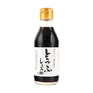 KAWANAKA Japanese Tofu Soy Sauce 200ml - Traditional Honjozo Brewed, Light & Savory Flavor for Tofu, Soups, Chawanmushi