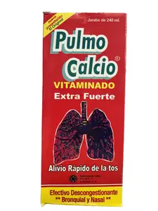 Pulmo Calcio Vitamindo Extra Fuerte Natural Blended Vitamin & Mineral Fitness Dietary Supplement - Fast Relief, with Vitamin A,D,C, Herbal Blend for Health & Wellness Support Healthcare Healthy daily care Growth Convenient Liquid