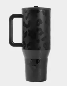 HYDROJUG Traveler 32 oz Tumbler, Black Leopard