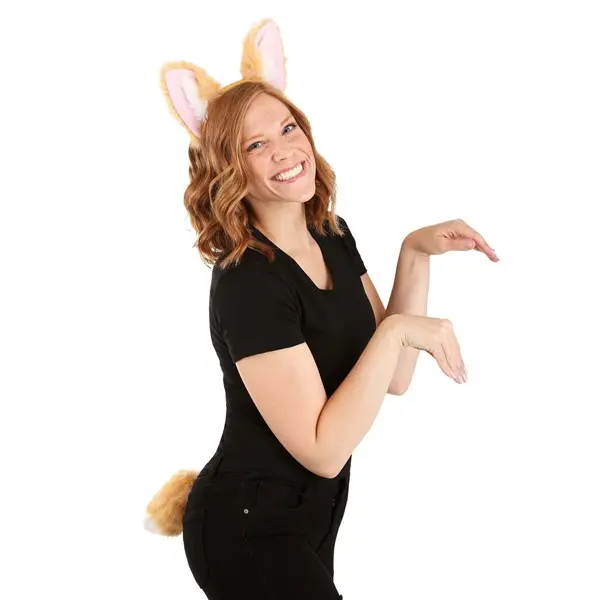 Corgi Ears Headband and Tail Accessory Costume Kit