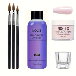 Acrylic Nail Kit, Long-lasting Powder & Non-yellowing Liquid & Professional Tools Included, Perfect for DIY Salon-quality Nail Art at Home, Nail Kit Acrylic Set Nail Care Nailkit, Nail Art Kits