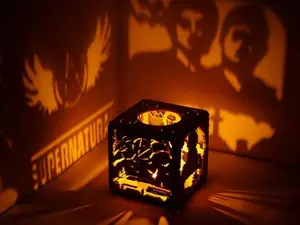 Supernatural Gift, Supernatural shadow box, Supernatural candle, Shadow lamp, Wooden Candle Box, Shadow Lantern, Supernatural art Light Shadow Box