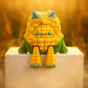 Frostbite Yeti #016 – The Harvest Guardian (Weekly Limited Release) Small & Medium Sizes - LayersInGreen Articulating Animal Figurines