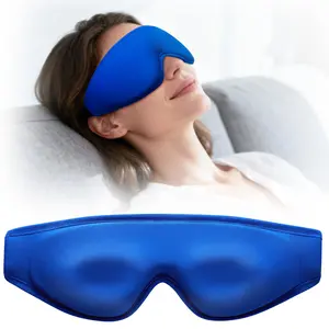 Cooling Gel Eye Mask for Puffy Eyes, Full Eye Coverage for Dark Circles, Reusable Cold Compress