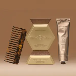 Blake Brown Beauty Strong Hair Essentials - For Damaged Hair - Sandalwood Fragrance - FREE Comb