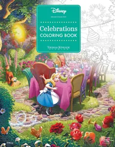 Disney Dreams Collection Thomas Kinkade Studios Celebrations Coloring Book Paperback – November 12, 2024