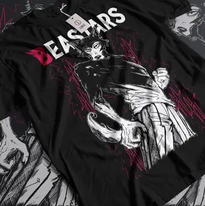 UNISEX - Anime Beastars Tshirt, Manga Lover Shirt, Graphic Tee, Otaku Ropa, Clothing Merch Gift