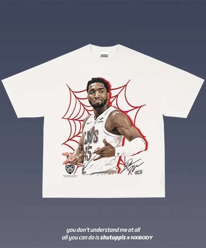 Donovan Mitchell Inspired Basketball Graphic T-Shirt, Vintage Streetwear Sports Tee, Basketball Culture Apparel