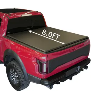 Perfit Liner Soft Roll Up Truck Bed Tonneau Cover for 2004-2014 Ford F-150 8 FT (96") Styleside/Fleetside (NOT for Flareside/Stepside) Bed