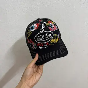 VonDutch Men's Multi Hat Baseball Cap, Color Flat Brim Hat Hiphop Style
