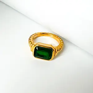 VALENTINA RING GREEN