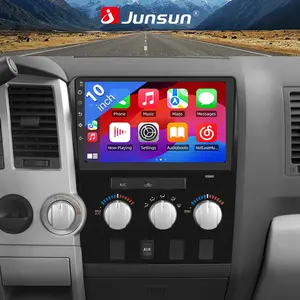 Junsun Car Radio Stereo [2+32GB] for Toyota Tundra 2007 2008 2009 2010 2011 2012 2013 Sequoia 2008-2018 Android 13 10 inch touch screen Wireless Carplay Auto GPS navigation multimedia video player