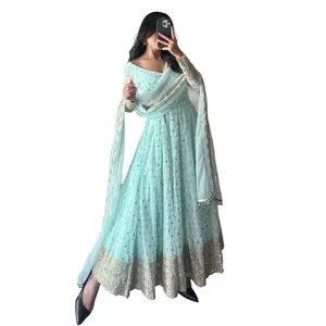 The anarkali Saree