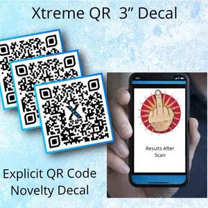 Funny Prank QR Code Decal | 3” Decal