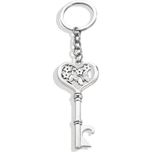 ChicBloom B Cute Bottle Opener Keychain for Women Cool Vintage Y2K Car Keychain Accessories Purse Bag Charms Bow Butterfly Design