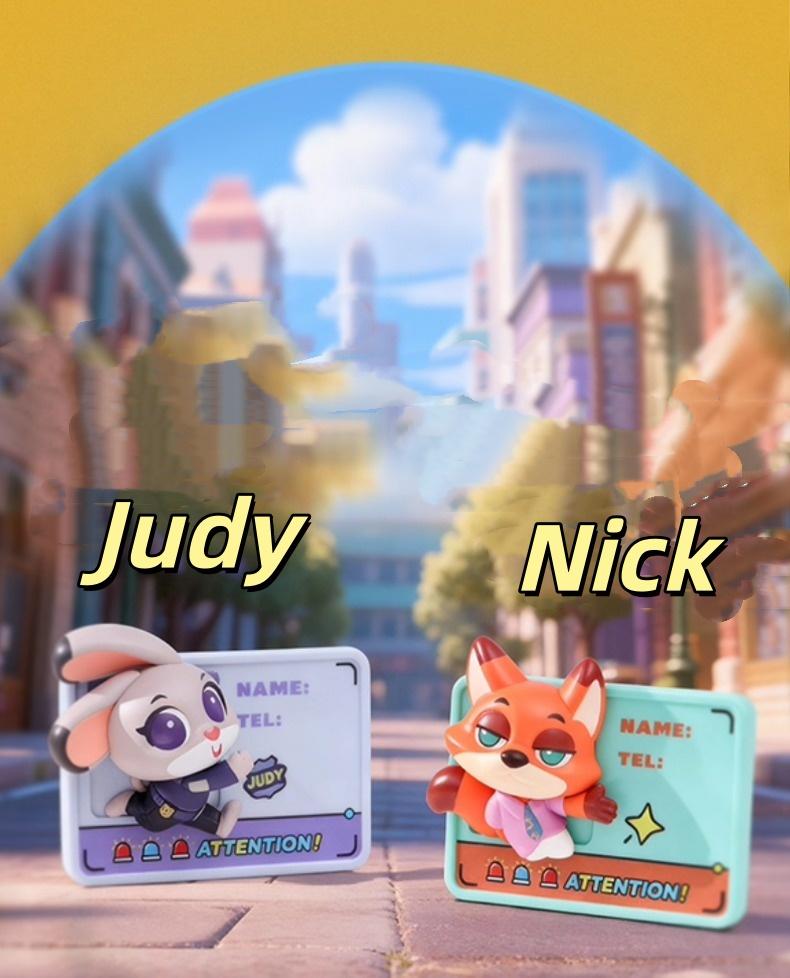 Authentic Disney Zootopia Super Citizen Pass Series Magnetic Blind Box - Trendy Toy Fridge Magnet, Perfect Gift Holiday & Holiday Haul