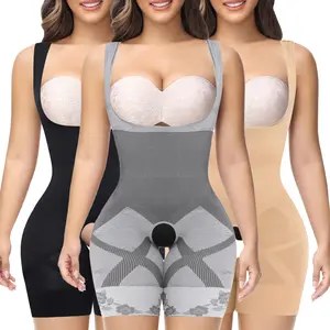 Shapewear for Women Tummy Control Shapewear Butt Lifter Bodysuit Jumpsuit  Womenswear Comfy Wide Strap Hip Underwear Basic Minimalist for Daily Wear