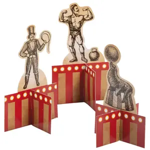 Vintage Circus Centerpiece Set - 3 Pc.