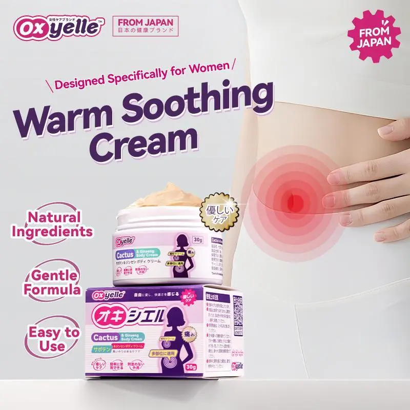 Oxyelle 2 Uterine Warming Gel Ginseng Rose Extract Women Monthly Warmth Care Comfort Body Warming Uterus Care Gel Pain Relief Gel Pain Relief Cream