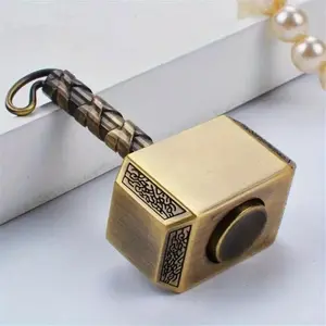 Wiitin Thors Battle Hammer Fidget Hand Spinner Made By Metal The Mighty Keychain Toy Stress Relief Toys For Kids Gift