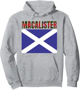 Clan MacAlister Tartan Scottish Family Name Scotland Pride Pullover Hoodie - Kathrinab Shop 98B0DFH4DFTM