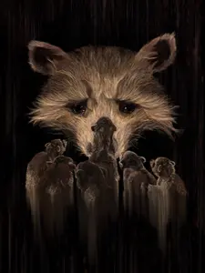 Rocket Raccoon Print - 11x17