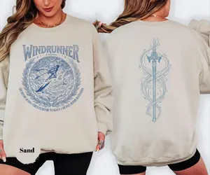 Stormlight Archive Inspired Sweatshirt, Kaladin Windrunner Sweatshirt, Epic Fantasy Outfit, Windrunner Merch, Journey Before